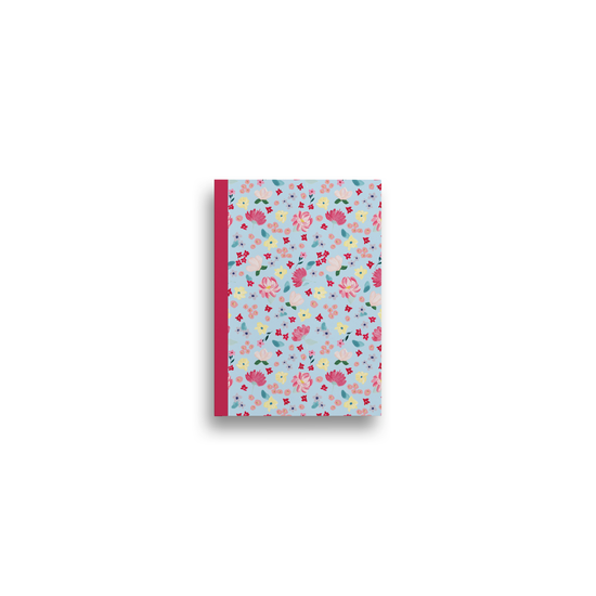Notepad Floral A6 Lined 80Gsm 100 Sheets