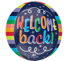 Anagram Foil Balloon Orbz Welcome Back 16