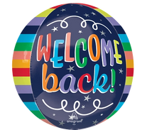 Anagram Foil Balloon Orbz Welcome Back 16
