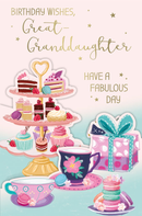 Prelude C75 Birthday Great-Granddaughter 6pk