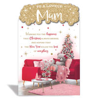 Prelude 6 Pack Cards C75 Christmas Mum Cute