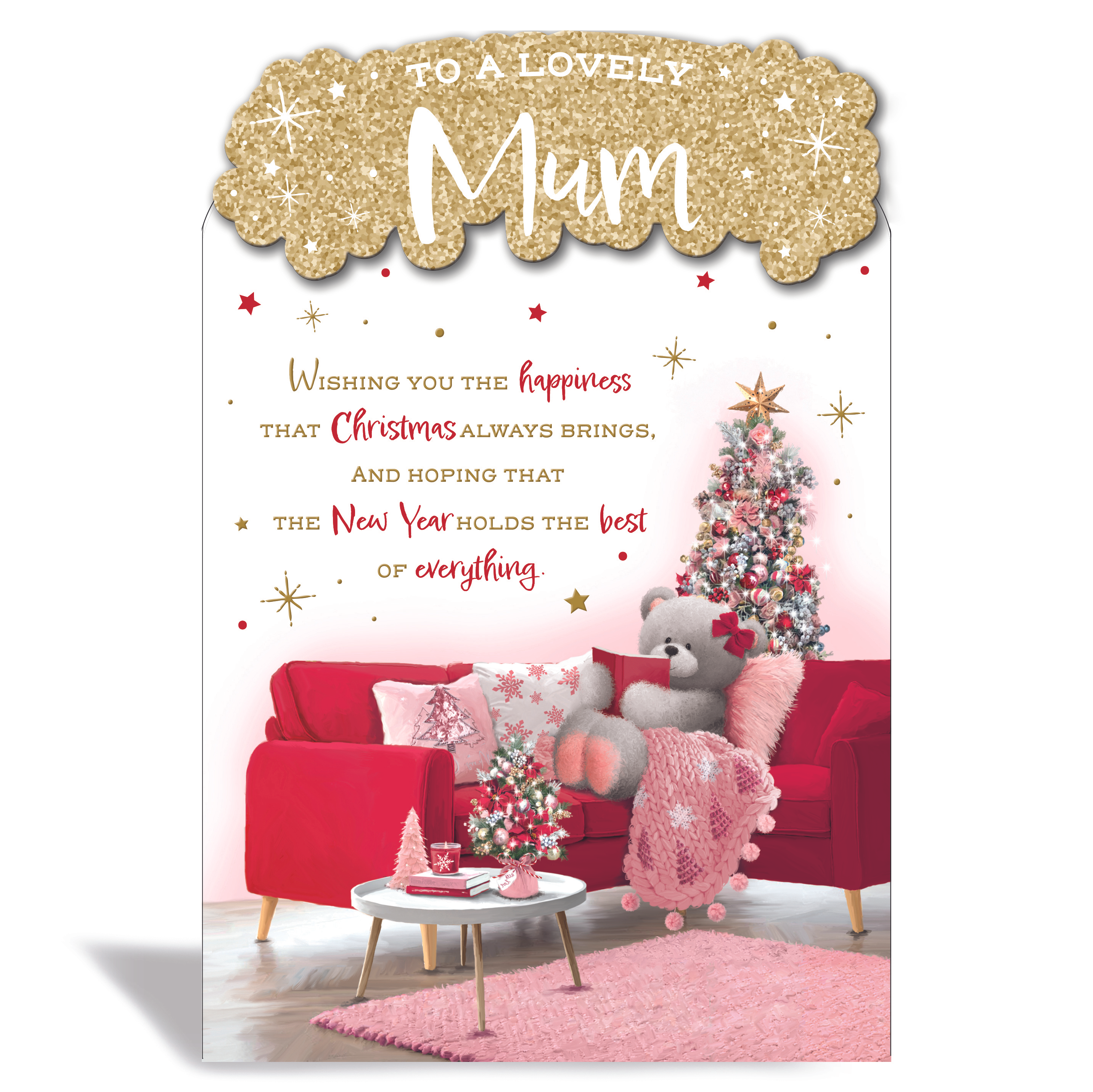 Prelude 6 Pack Cards C75 Christmas Mum Cute
