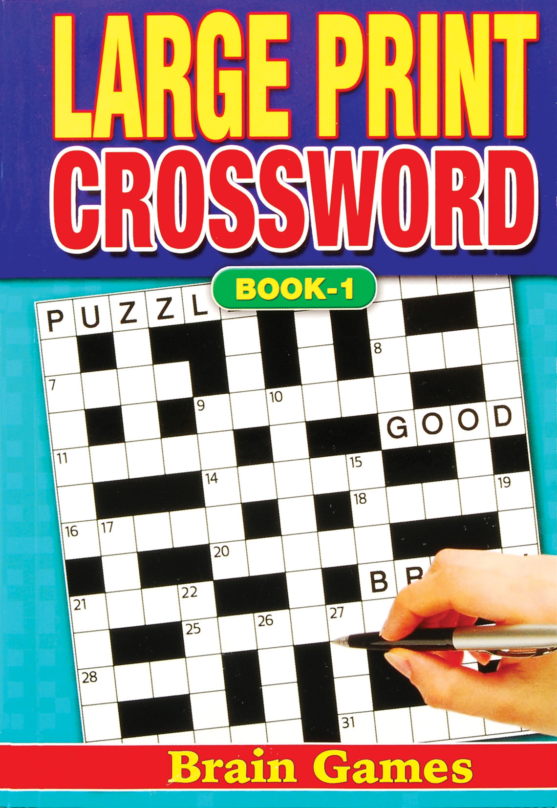 Crossword Book Large Print A5 12pk