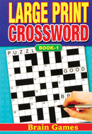 Crossword Book Large Print A5 12pk