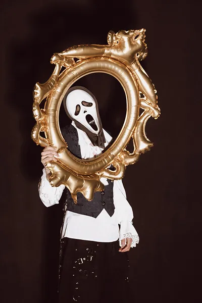PartyDeco Mask Hooded 18x31cm