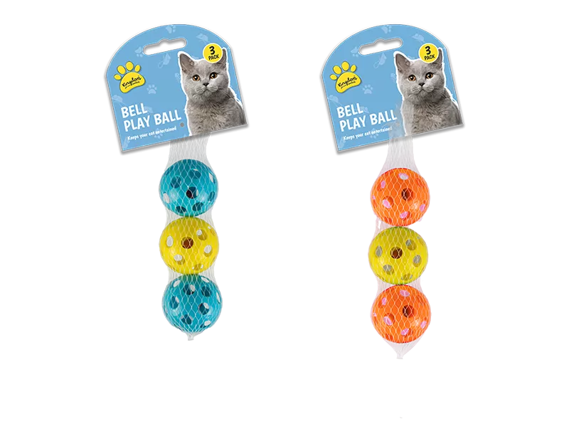Bell Playball 3pk (Colour May Vary)