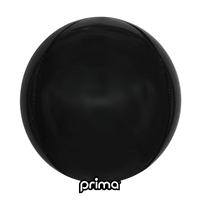 Prima Foil Balloon Black Sphere 40