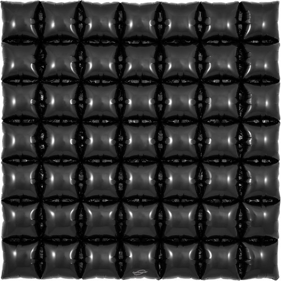 Oaktree Black Waffle 36" Foil Balloon (Loose)