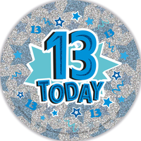 Big Badges Age 13 Male 6pk