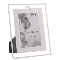 Milestones Frame Silver Age 21 4x6