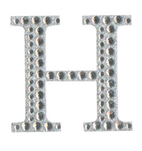 Eleganza Diamante Letter H Sticker 5cm