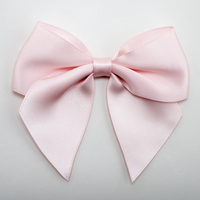 Italian Options 6 Pack Ribbon Bows Blush Pink 10cm