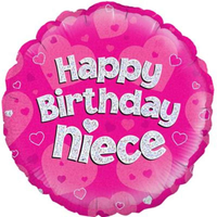Oaktree Niece Pink 18" Foil Balloon