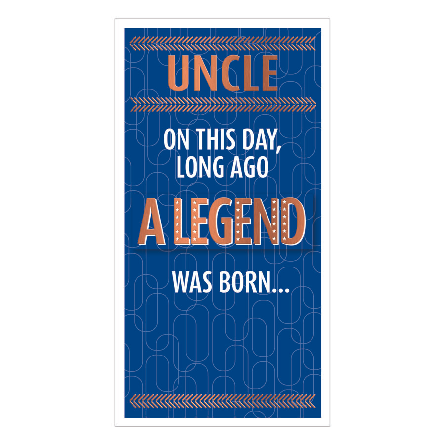 Prelude 6 Pack Cards C55 Birthday Uncle