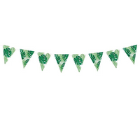 Aloha Tropical Palm Leaf Bunting 1.3m