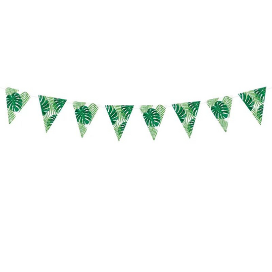 Aloha Tropical Palm Leaf Bunting 1.3m